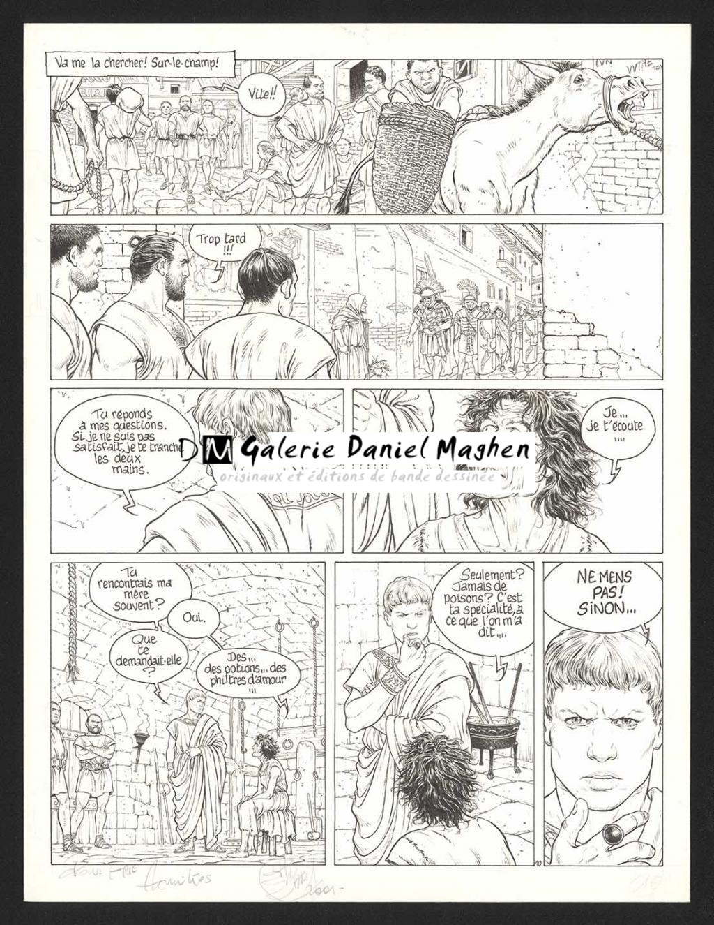 Planche originale n°10 - Philippe Delaby - Encre de Chine sur papier - 4397