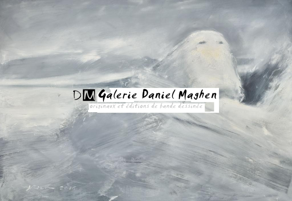 Le Transperceneige, peinture - Jean-Marc Rochette - Huile sur toile - 5174