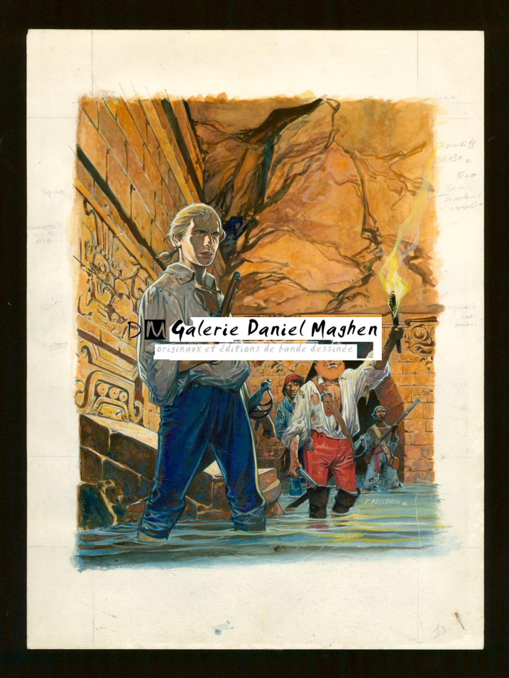 Couverture originale - Patrice Pellerin - Gouache sur papier - 4125