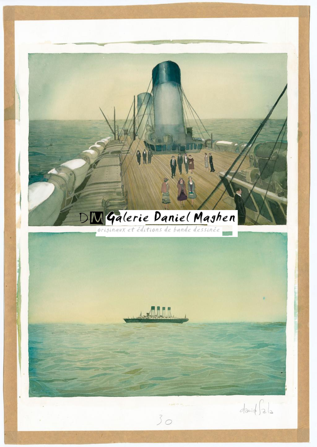 Planche originale n°30 - David Sala - Aquarelle et mine de plomb sur papier - 4144