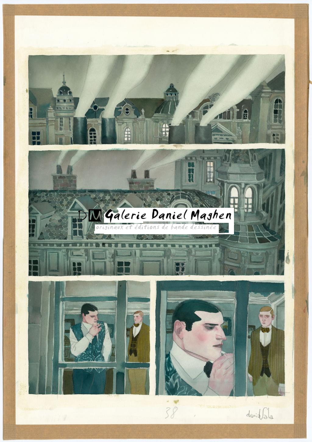 Planche originale n°38 - David Sala - Aquarelle et mine de plomb sur papier - 4045