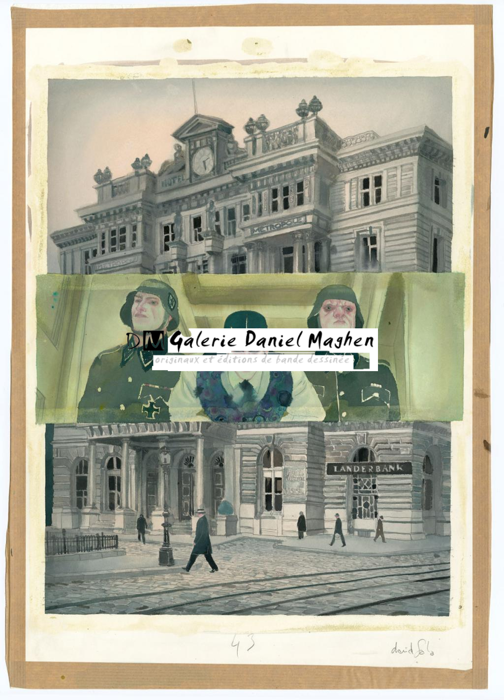 Planche originale n°43 - David Sala - Aquarelle et mine de plomb sur papier - 4145