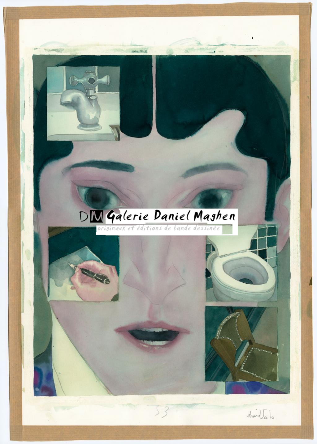 Planche originale n°53 - David Sala - Aquarelle et mine de plomb sur papier - 5571