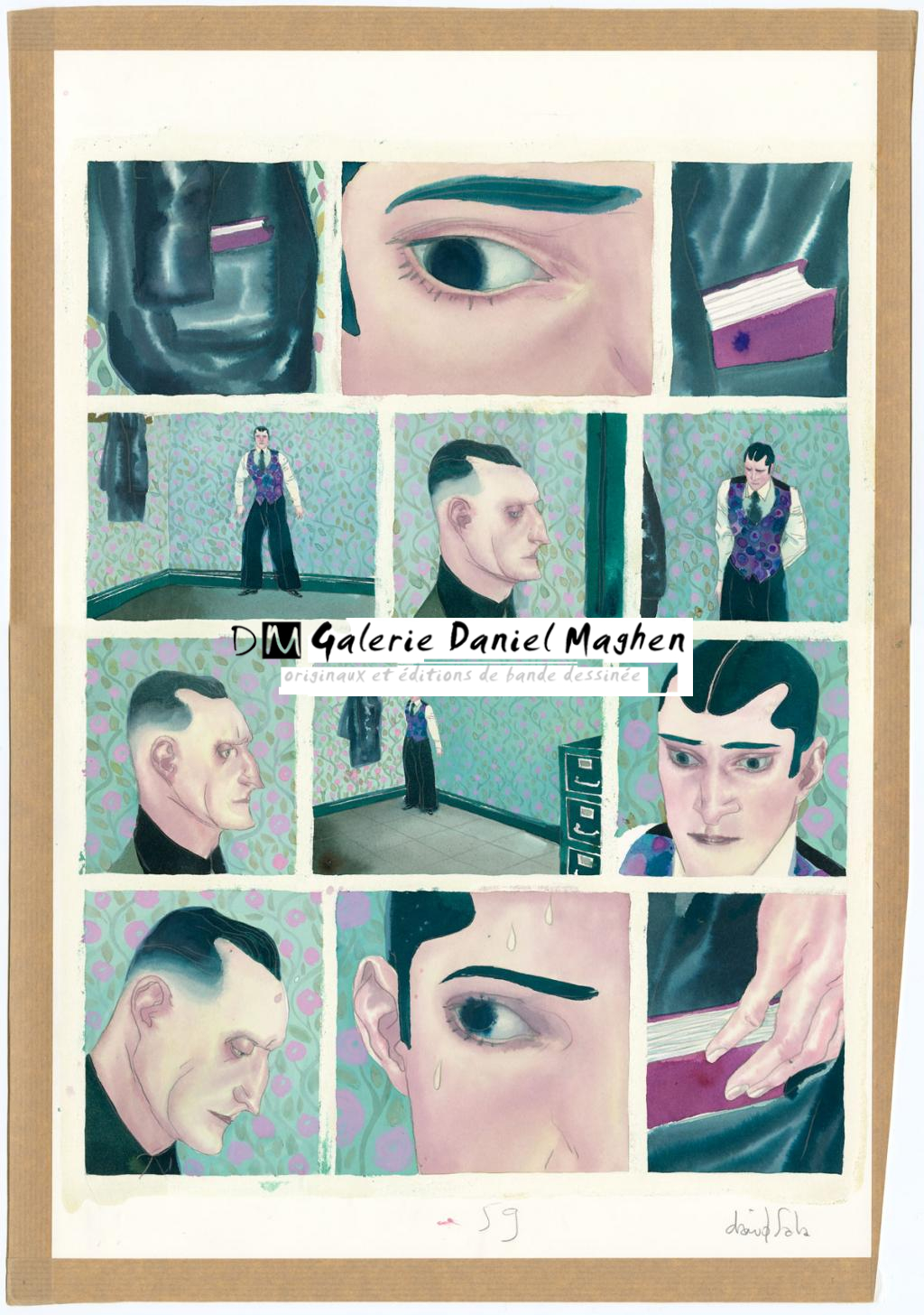 Planche originale n°59 - David Sala - Aquarelle et mine de plomb sur papier - 4048