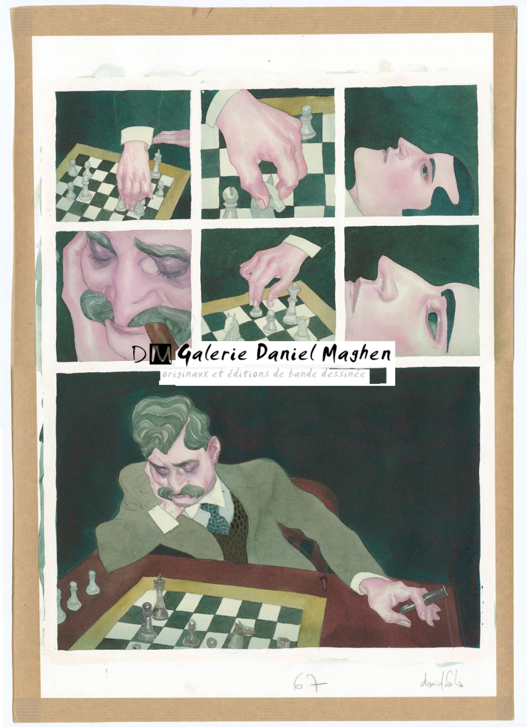 Planche originale n°67 - David Sala - Aquarelle et mine de plomb sur papier - 5572