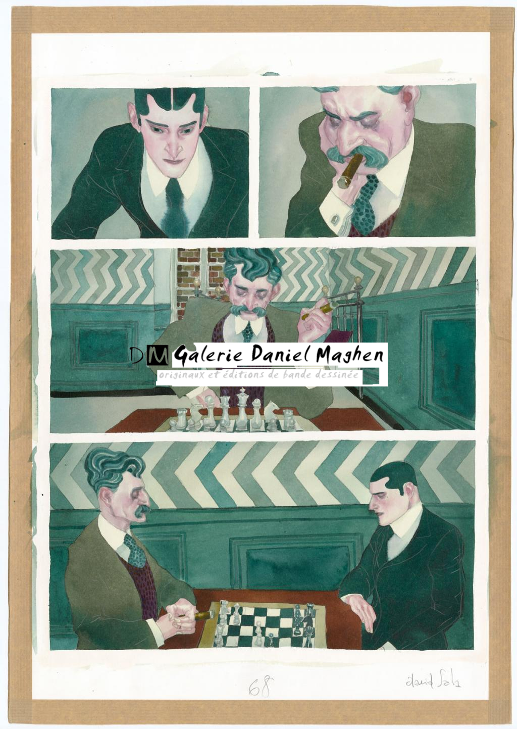 Planche originale n°68 - David Sala - Aquarelle et mine de plomb sur papier - 5573