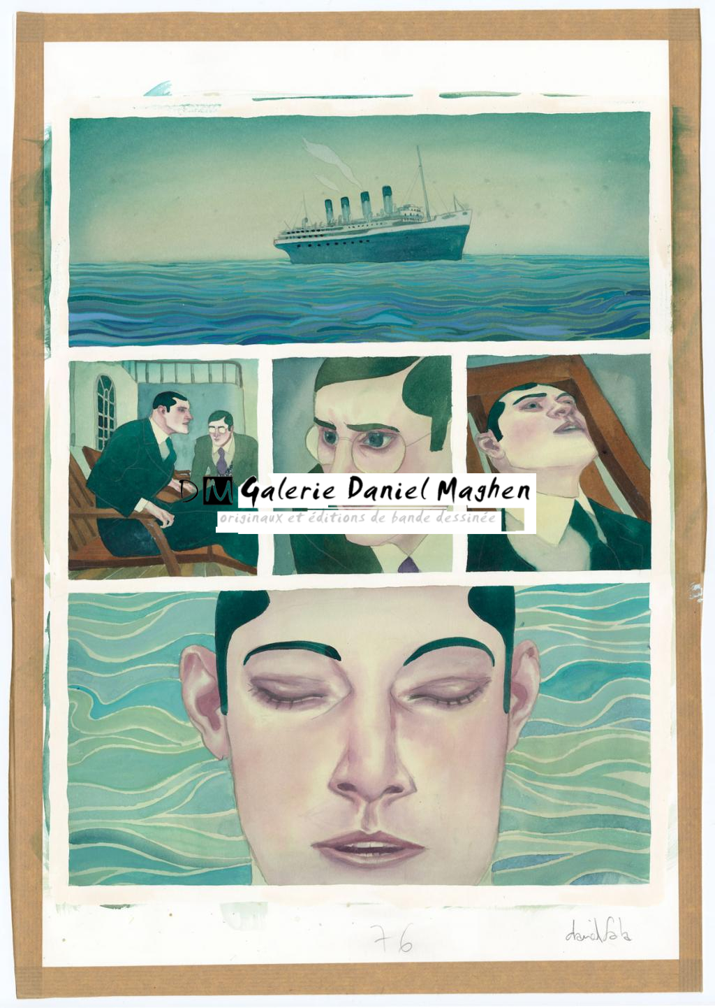 Planche originale n°76 - David Sala - Aquarelle et mine de plomb sur papier - 5574