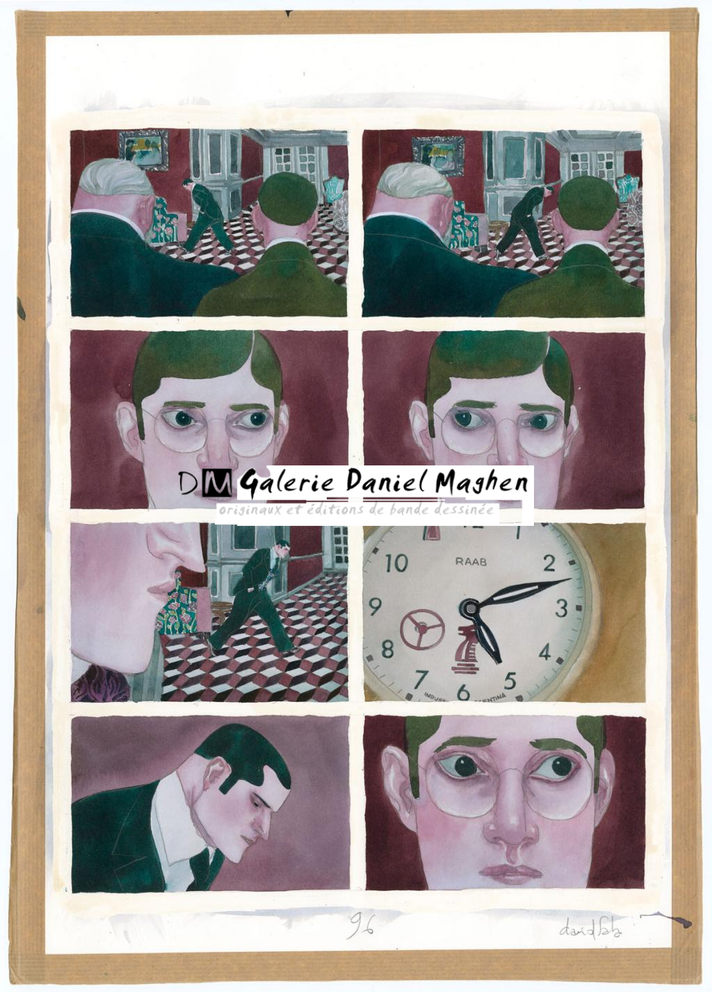 Planche originale n°96 - David Sala - Aquarelle et mine de plomb sur papier - 4052