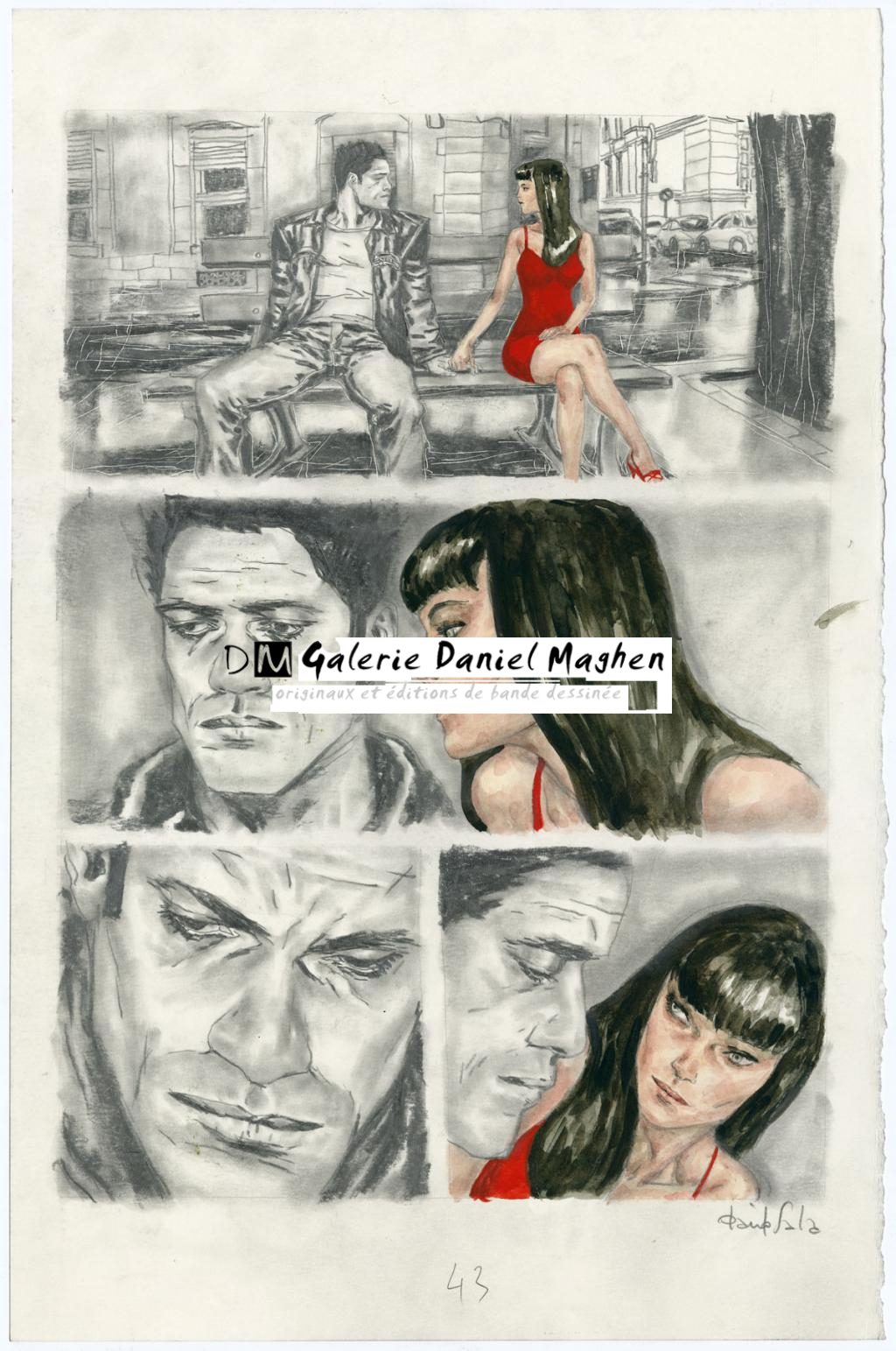 Planche originale n°43 - David Sala - Aquarelle et mine de plomb sur papier - 4043