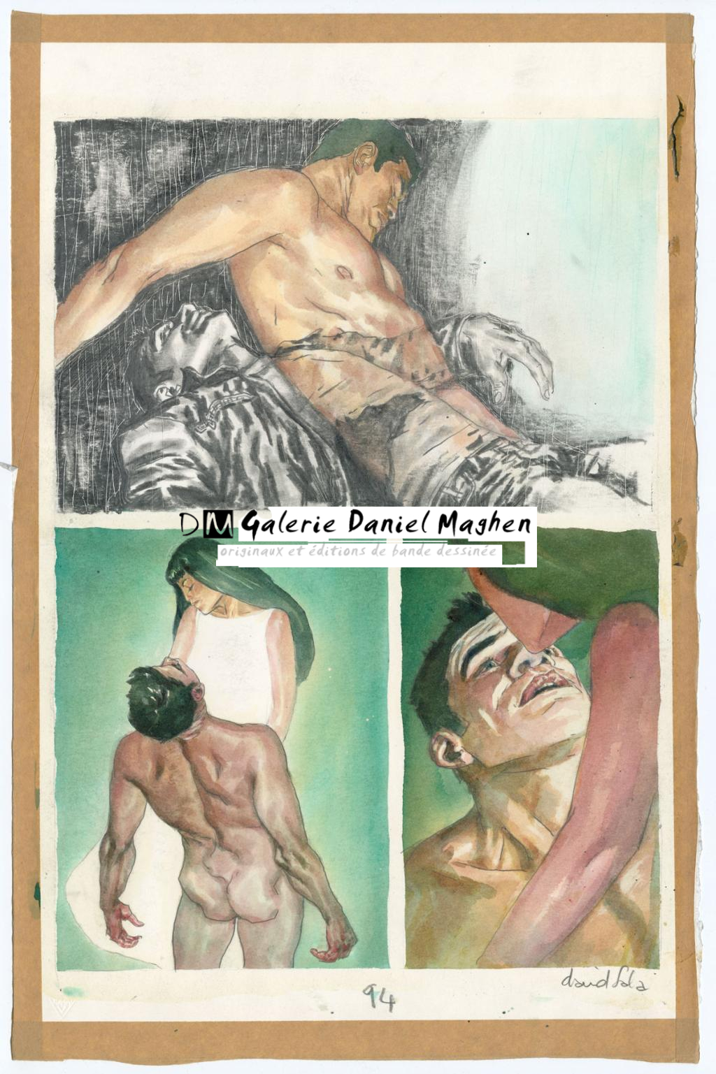 Planche originale n°94 - David Sala - Aquarelle et mine de plomb sur papier - 5570