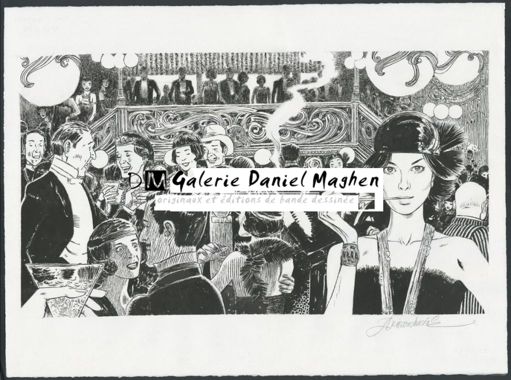 Illustration originale - Andréï Arinouchkine - Encre de Chine sur papier - 3848