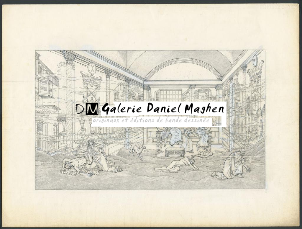 illustration originale - Marc Henniquiau - Encre de Chine sur papier - 4187