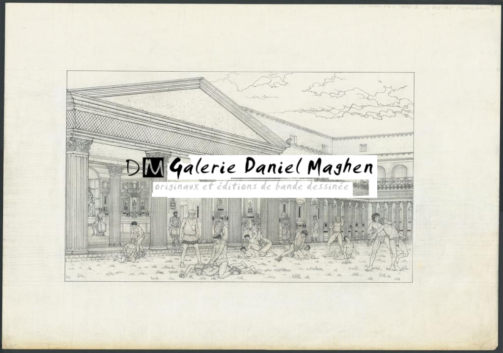 illustration originale - Marc Henniquiau - Encre de Chine sur papier - 4188