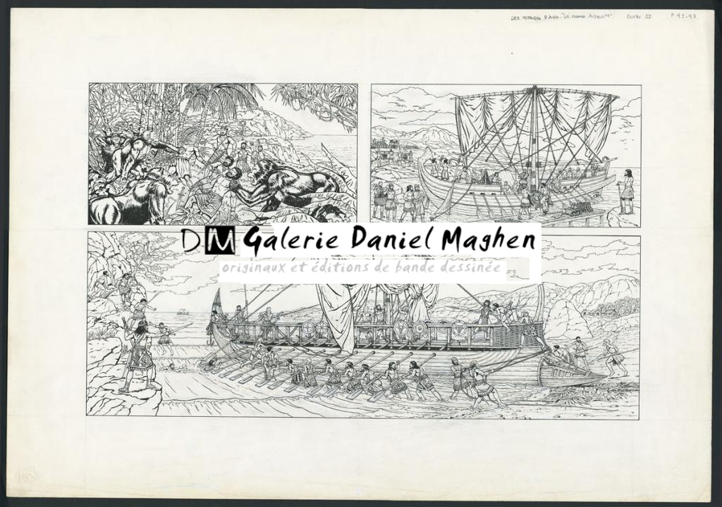 illustration originale - Marc Henniquiau - Encre de Chine sur papier - 4189