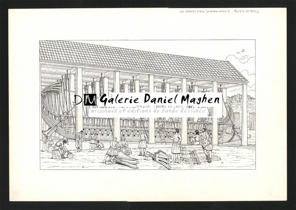 illustration originale - Marc Henniquiau - Encre de Chine sur papier - 5712