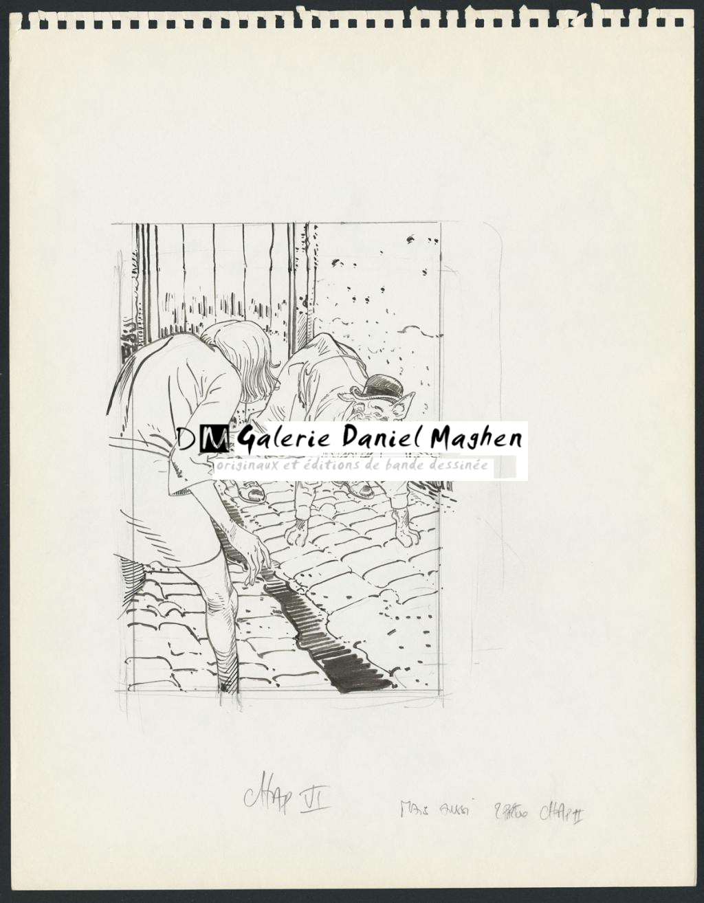 Illustration originale - François Boucq - Encre de Chine sur papier - 4842