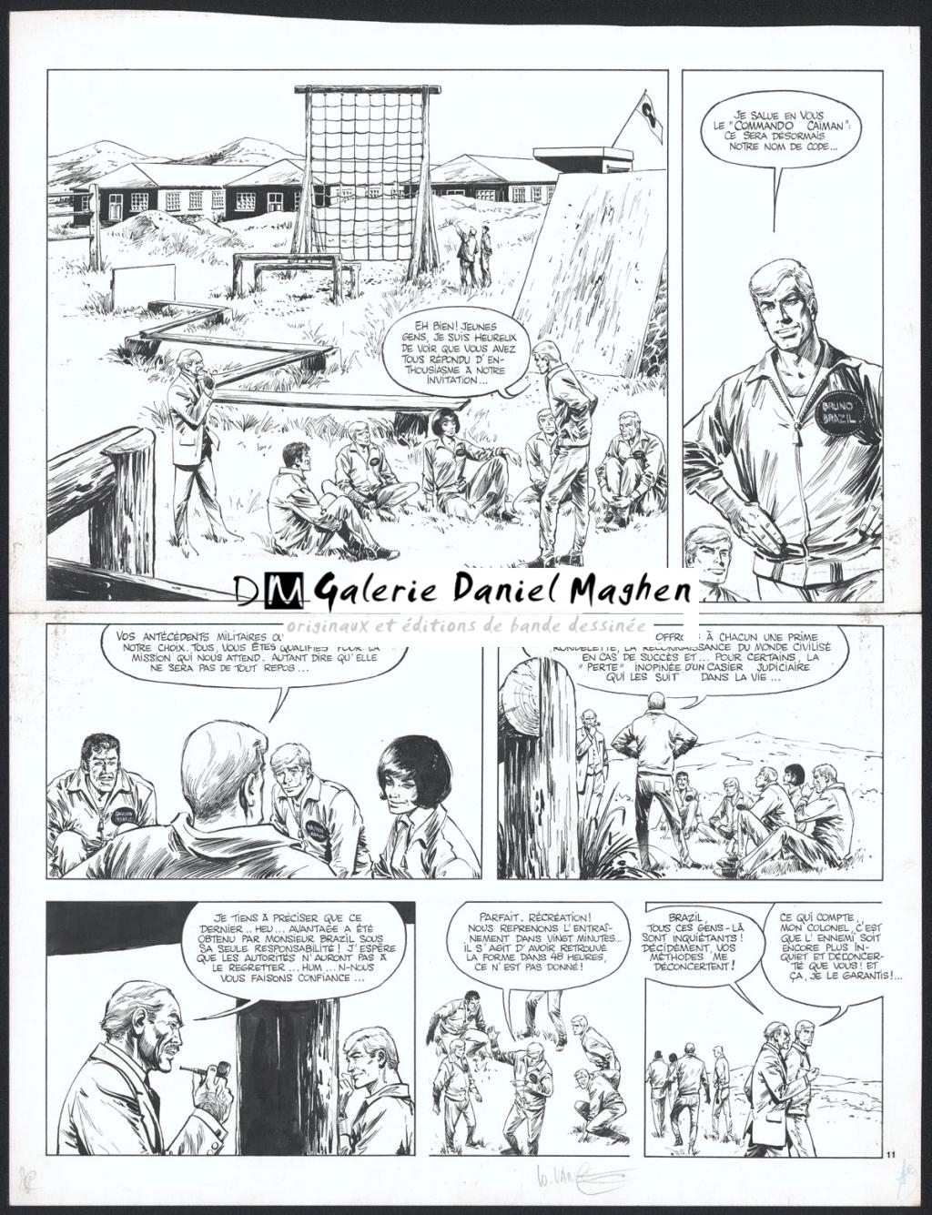 Planche originale n°11 - William Vance - Encre de Chine sur papier - 5754