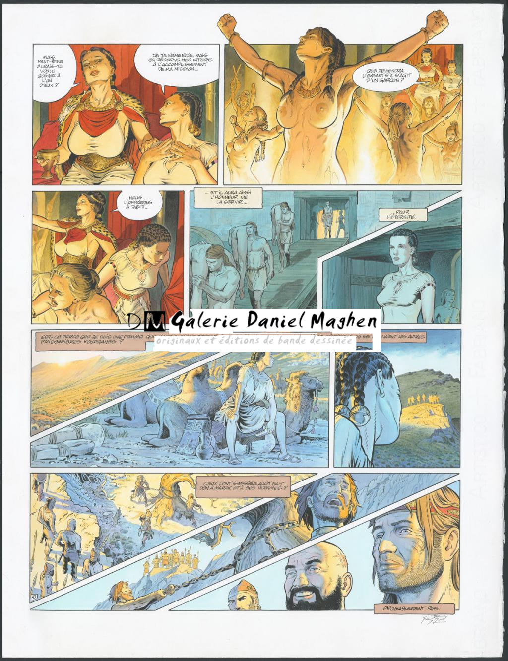 Planche originale n°43 - François Miville-Deschênes - Aquarelle et encre de Chine sur papier - 4173