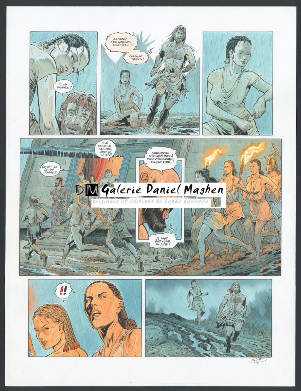 Planche originale n°26 - François Miville-Deschênes - Aquarelle et encre de Chine sur papier - 4174