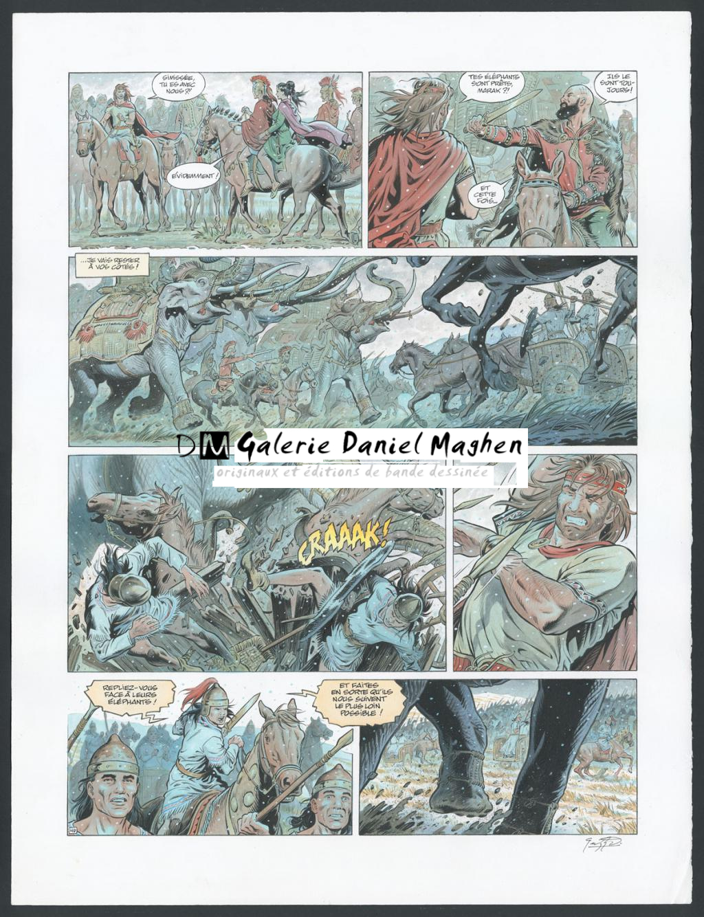 Planche originale n°40 - François Miville-Deschênes - Aquarelle et encre de Chine sur papier - 4175