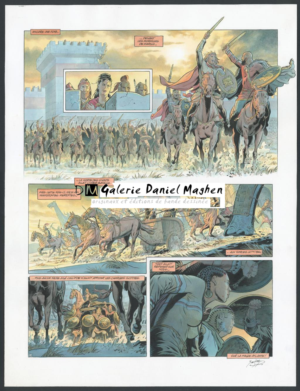 Planche originale n°12 - François Miville-Deschênes - Aquarelle et encre de Chine sur papier - 4185