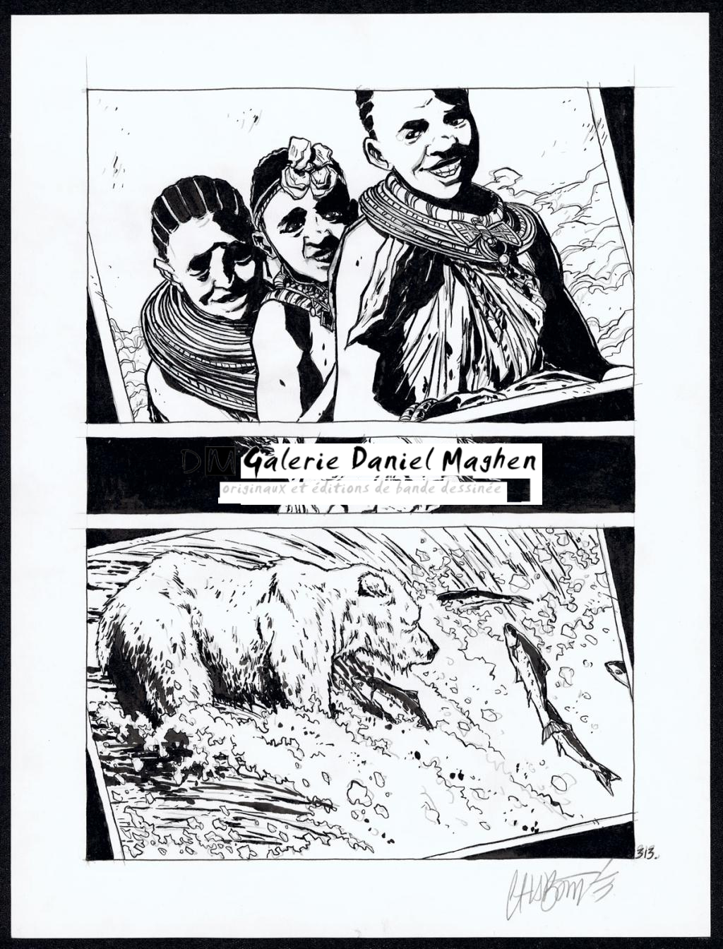 Planche 313 - Christophe Chabouté - Encre de Chine - 4974