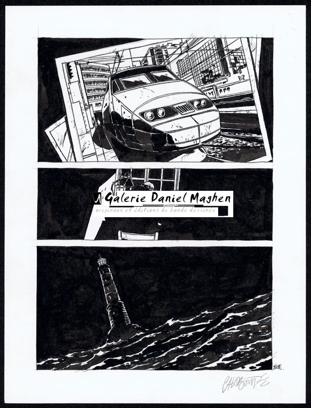 Planche 318 - Christophe Chabouté - Encre de Chine - 4971