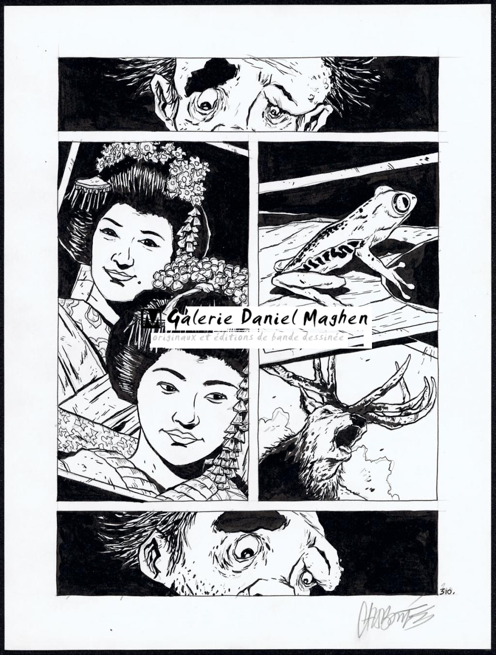 Planche 310 - Christophe Chabouté - Encre de Chine - 4972