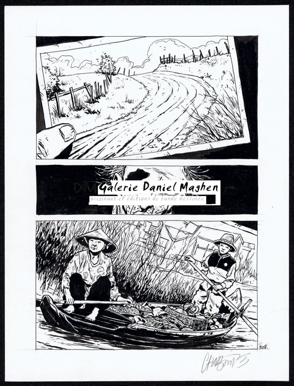 Planche 308 - Christophe Chabouté - Encre de Chine - 4973