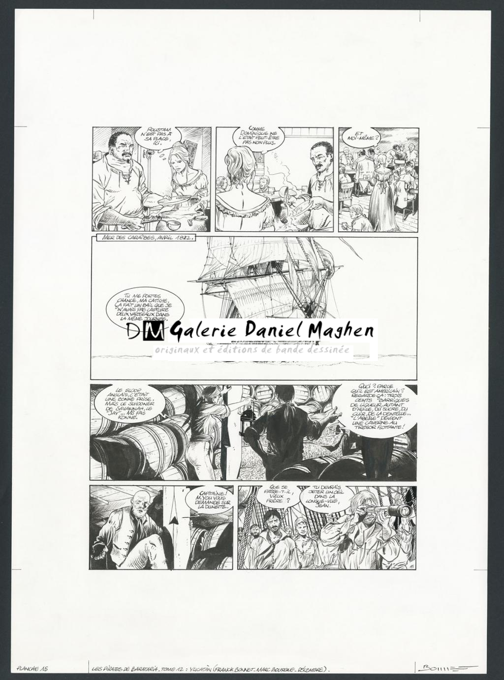 Planche originale - Franck Bonnet - Encre de Chine sur papier - 4288