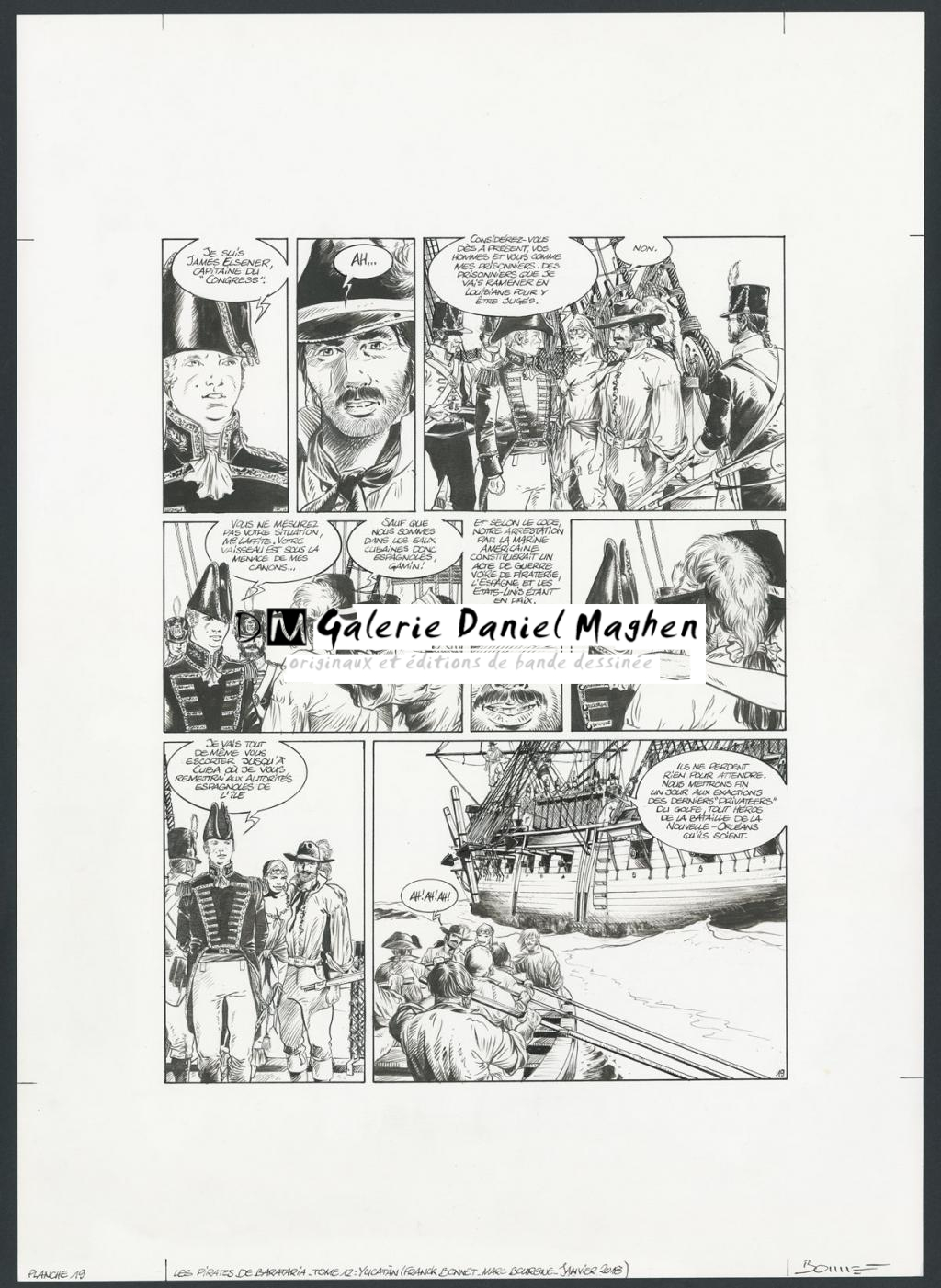 Planche originale - Franck Bonnet - Encre de Chine sur papier - 4286