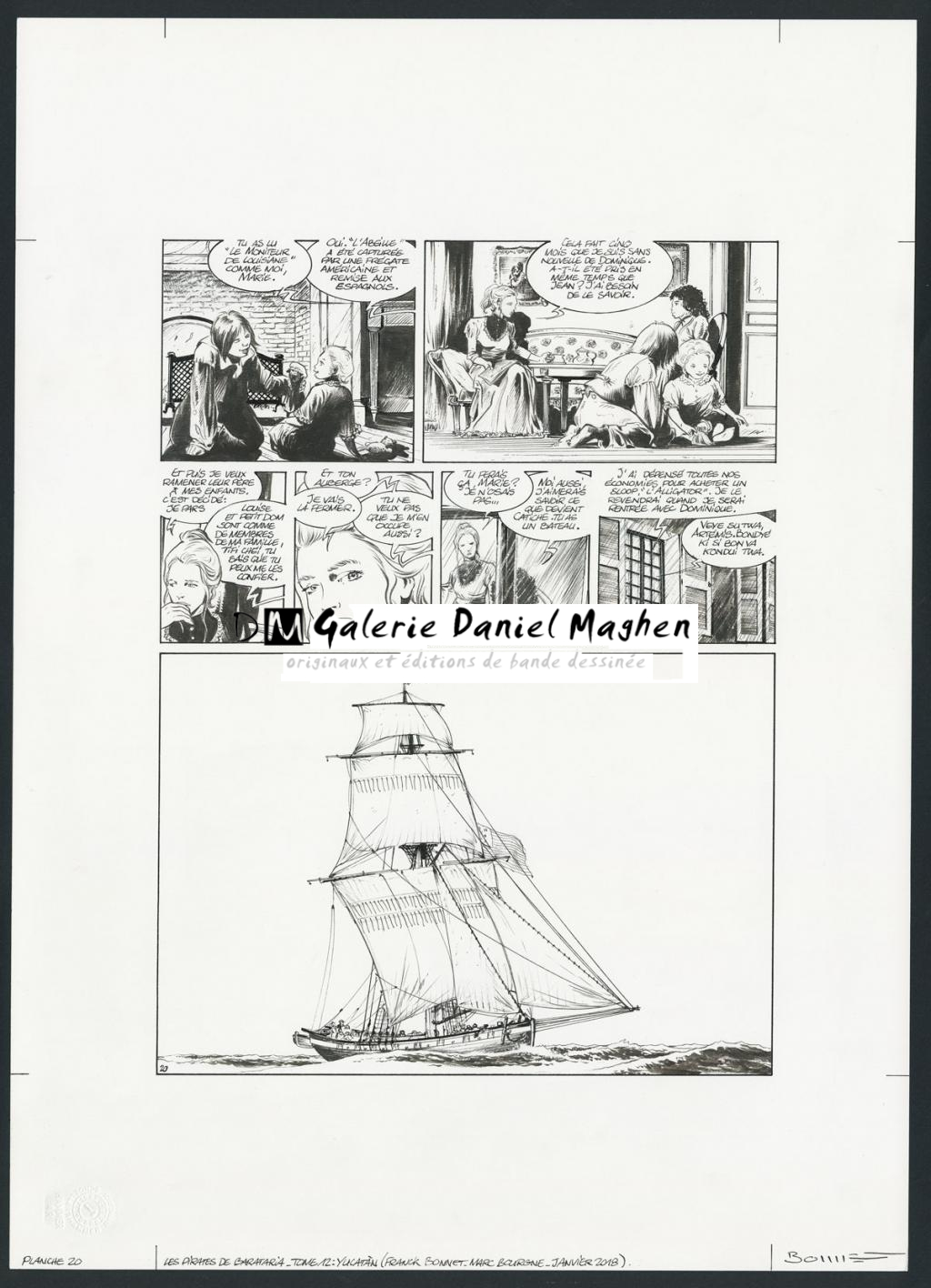 Planche originale - Franck Bonnet - Encre de Chine sur papier - 5819