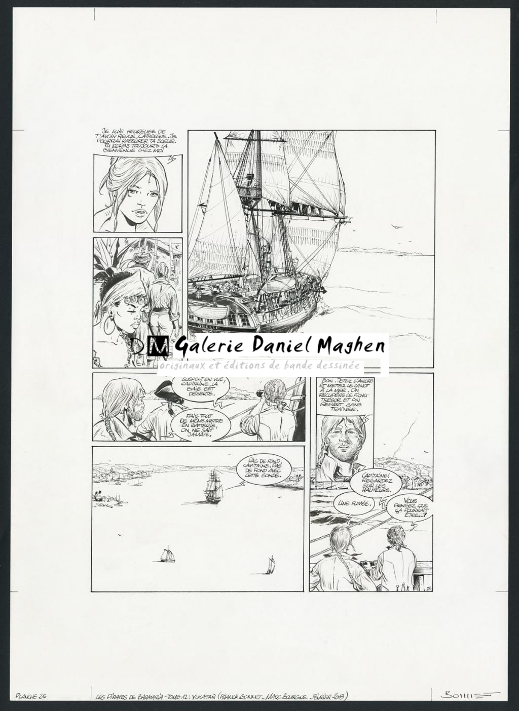 Planche originale - Franck Bonnet - Encre de Chine sur papier - 4285