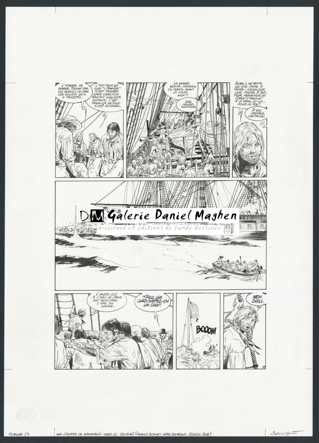 Planche originale - Franck Bonnet - Encre de Chine sur papier - 4284