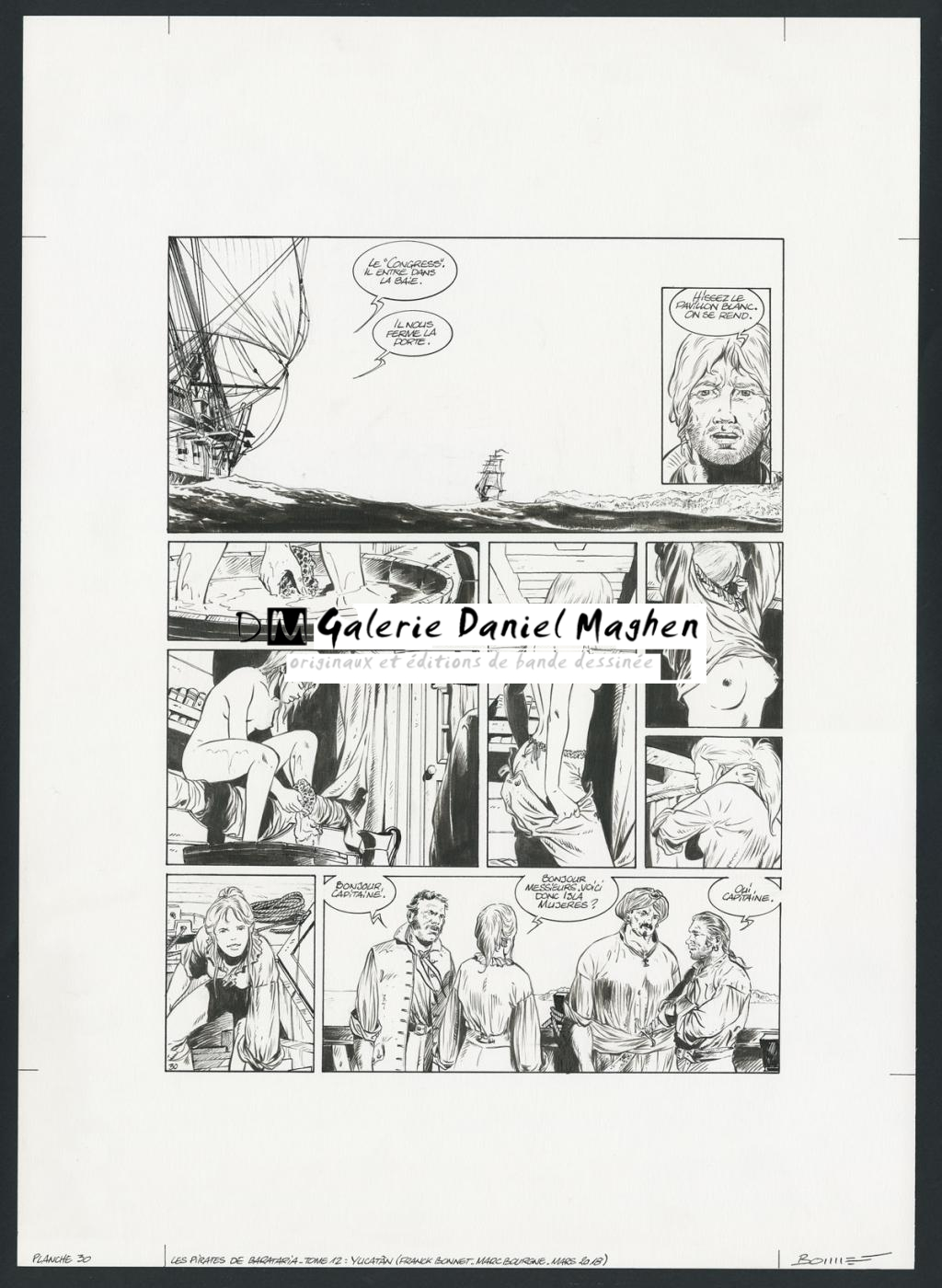 Planche originale - Franck Bonnet - Encre de Chine sur papier - 4282