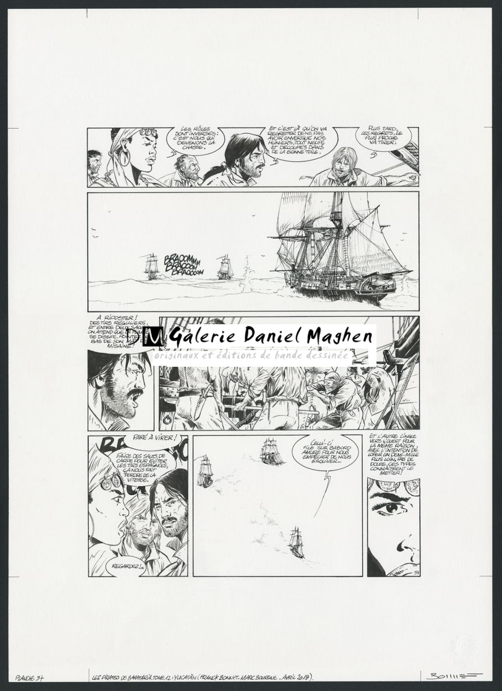 Planche originale - Franck Bonnet - Encre de Chine sur papier - 4280
