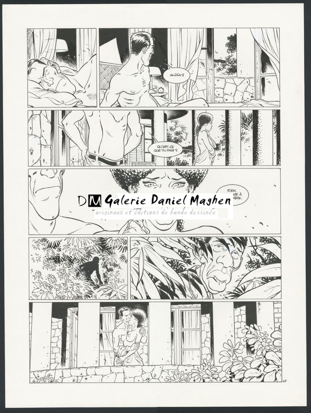 Planche originale n°67 - Sylvain Vallée - Encre de Chine sur papier - 5758