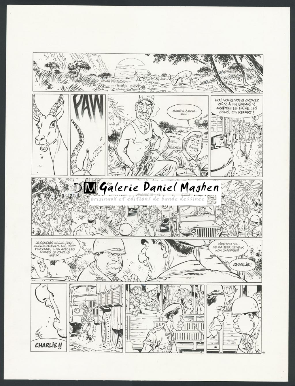 Planche originale n°11 - Sylvain Vallée - Encre de Chine sur papier - 4275