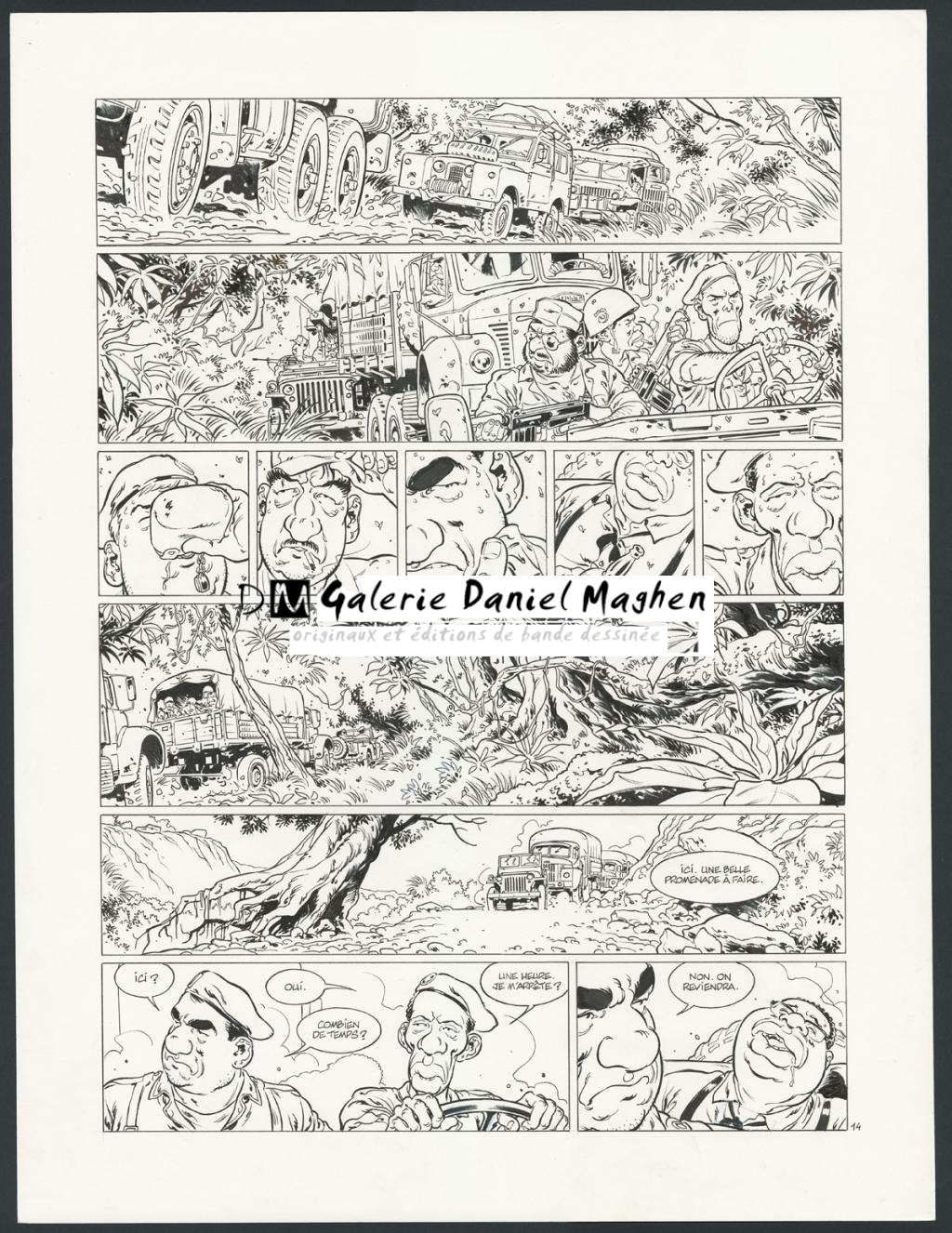 Planche originale n°14 - Sylvain Vallée - Encre de Chine sur papier - 5757