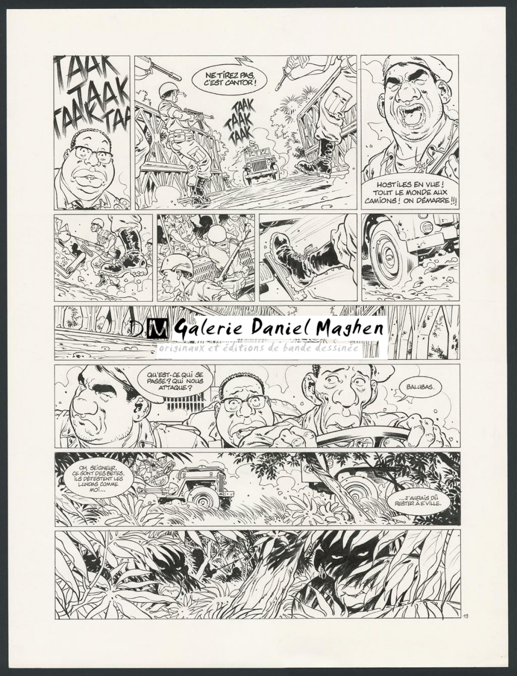 Planche originale n°19 - Sylvain Vallée - Encre de Chine sur papier - 5756