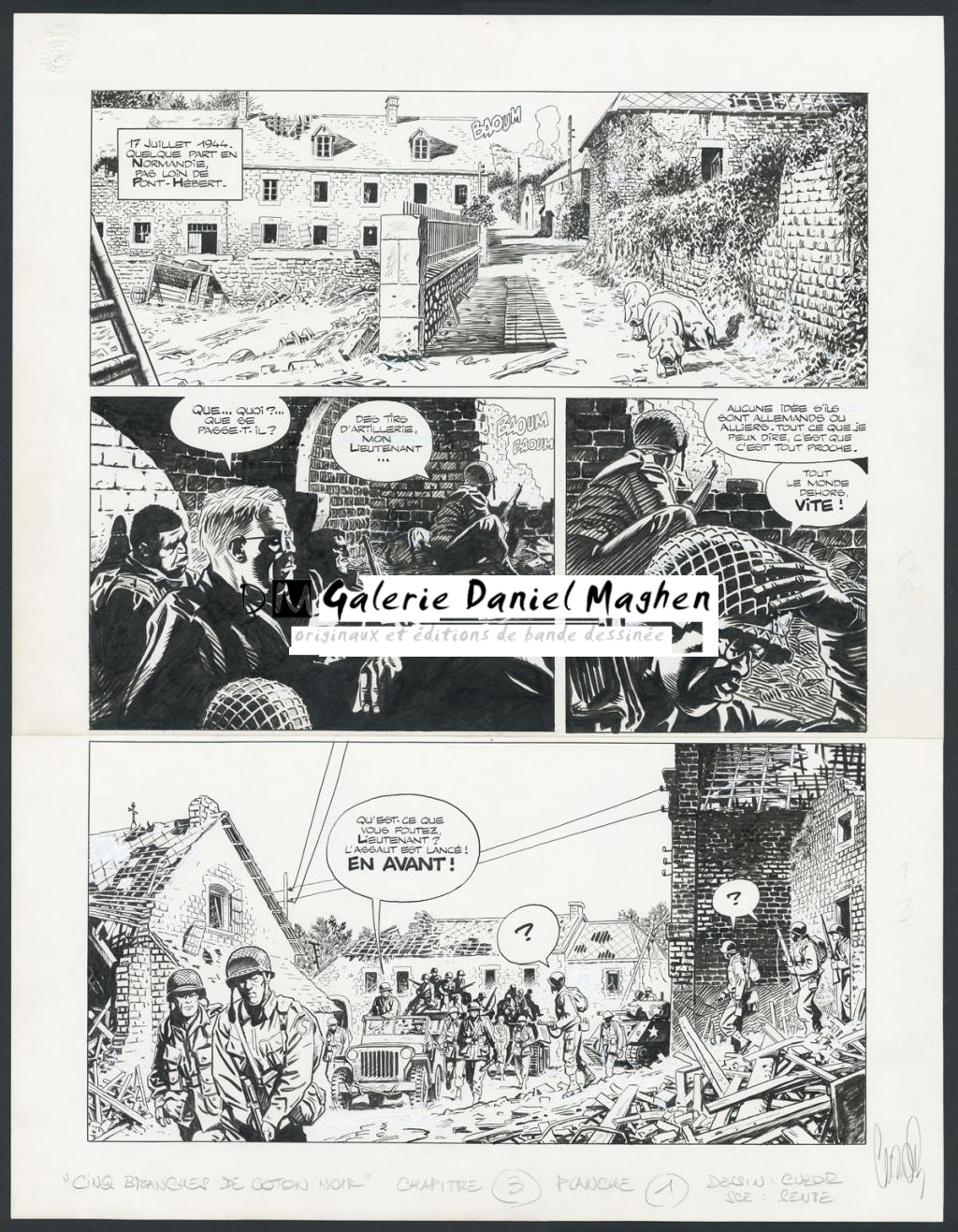 Planche originale n°32, chapitre 1 - Steve Cuzor - Encre de Chine et rehauts de gouache blanche sur p - 4273
