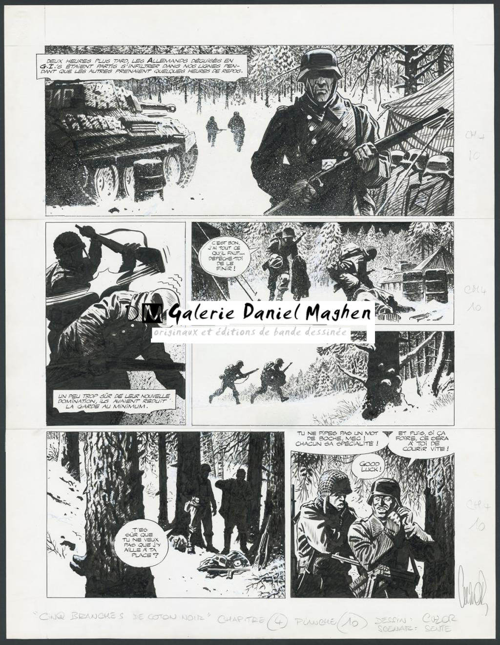 Planche originale n°10, chapitre 4 - Steve Cuzor - Encre de Chine et rehauts de gouache blanche sur p - 4261