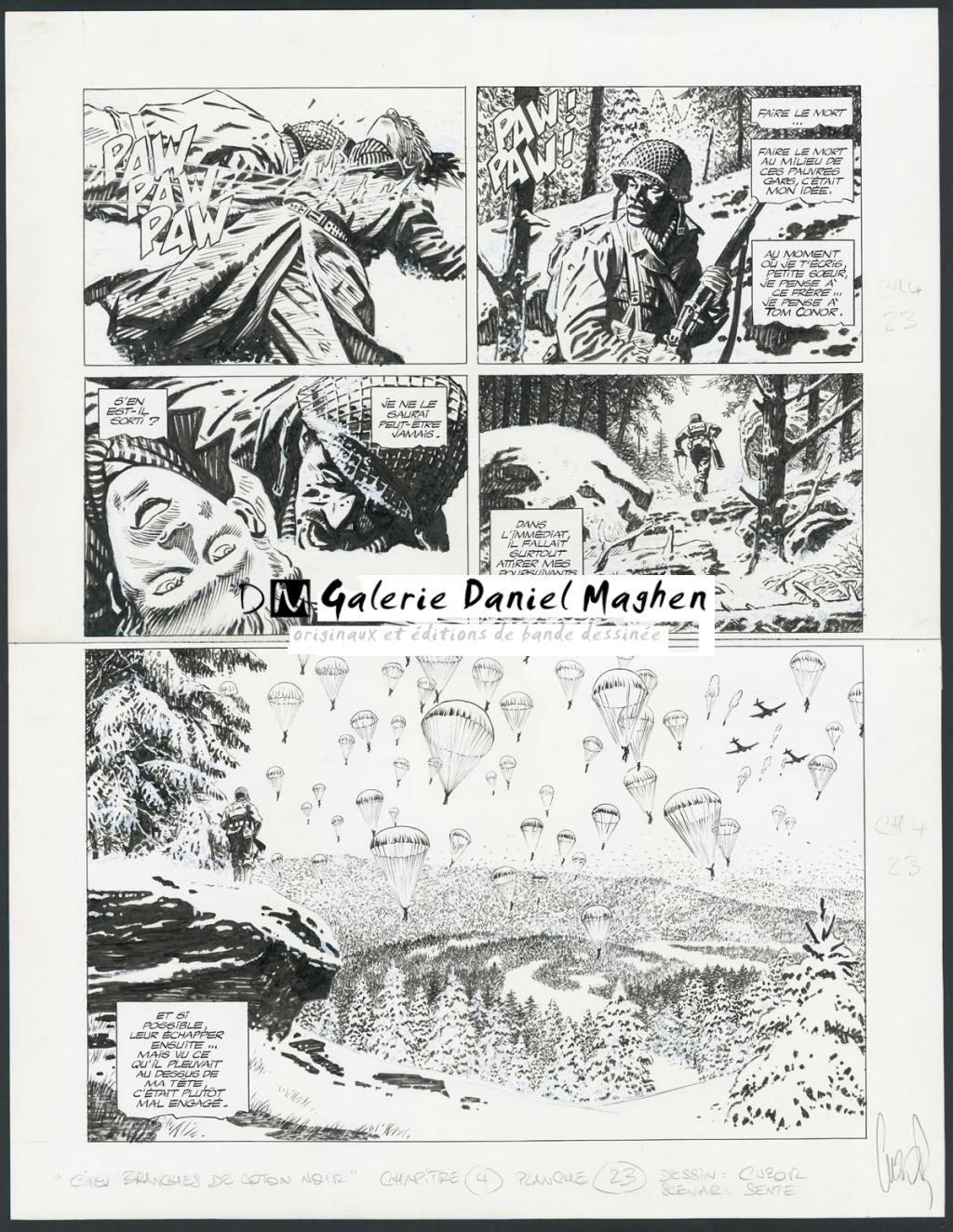 Planche originale n°23, Chapitre 4 - Steve Cuzor - Encre de Chine et rehauts de gouache blanche sur p - 4259