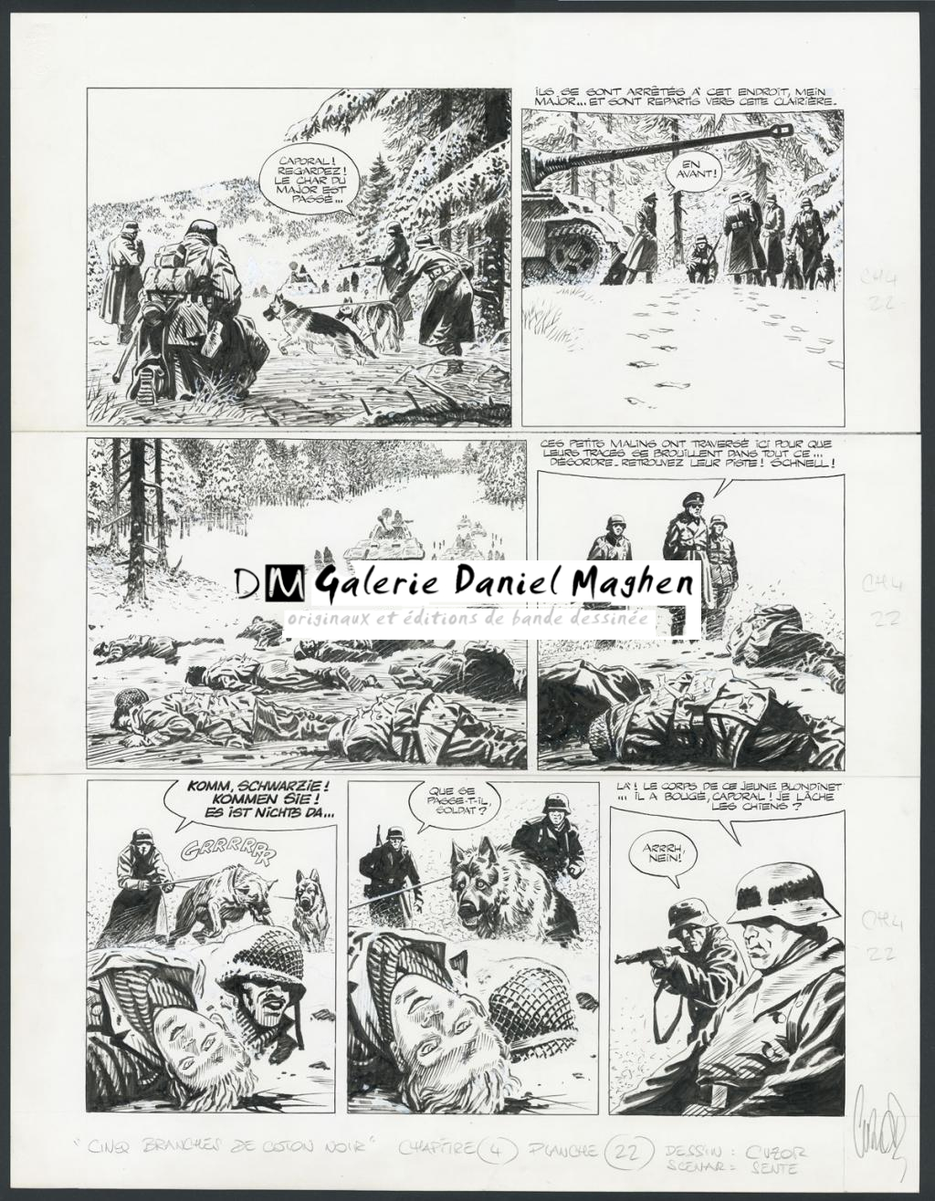 Planche originale n°22, Chapitre 4 - Steve Cuzor - Encre de Chine et rehauts de gouache blanche sur p - 4258
