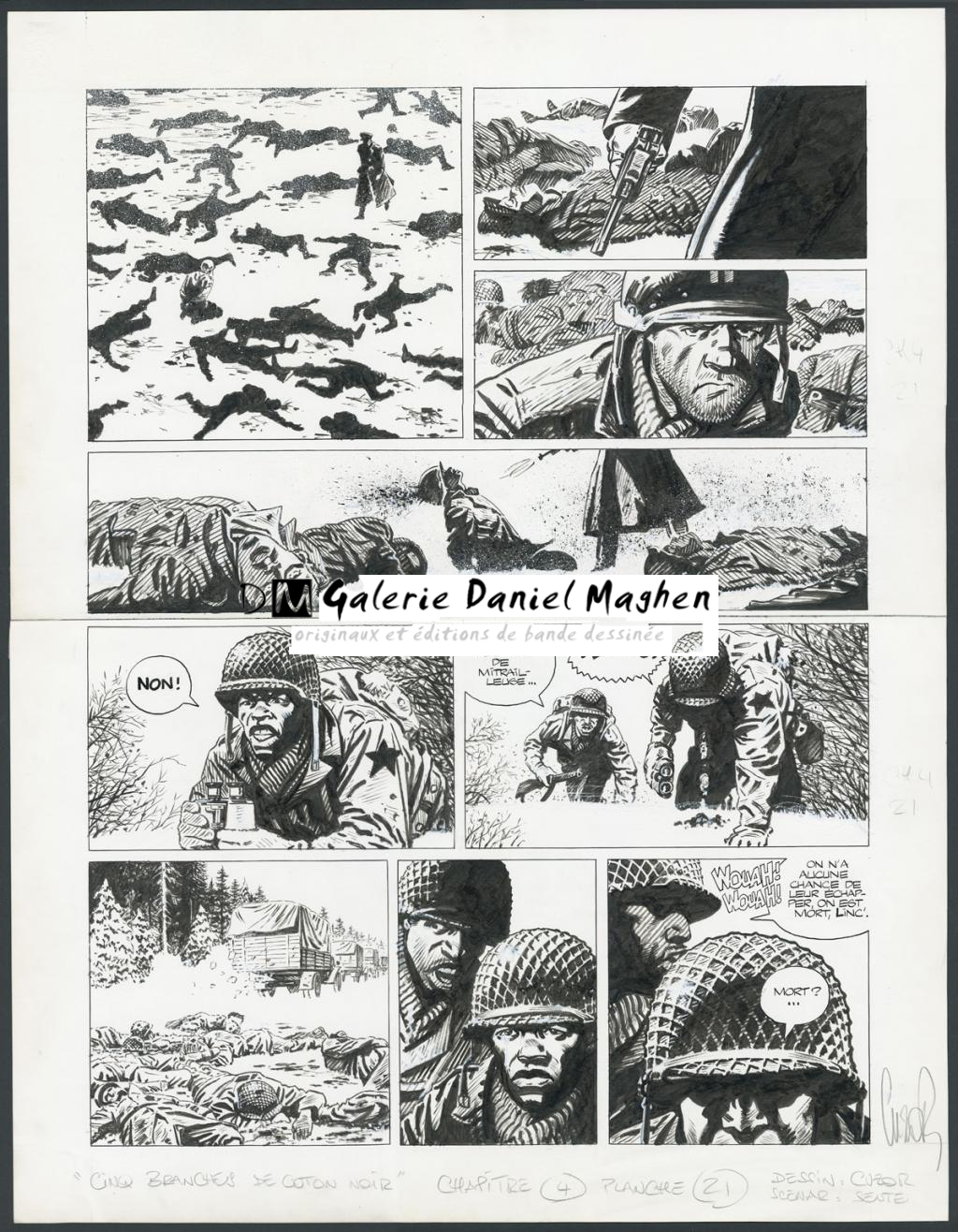 Planche originale n°21, Chapitre 4 - Steve Cuzor - Encre de Chine et rehauts de gouache blanche sur p - 4257