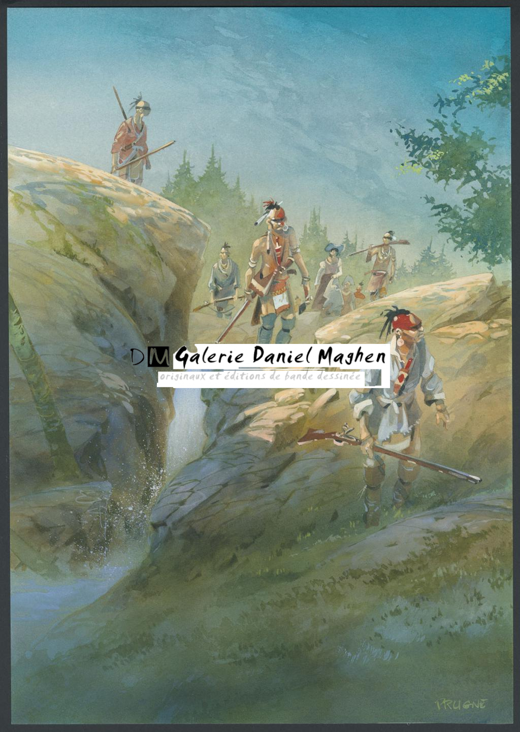 Illustration originale n°12 - Patrick Prugne - Aquarelle et crayon sur papier - 5356