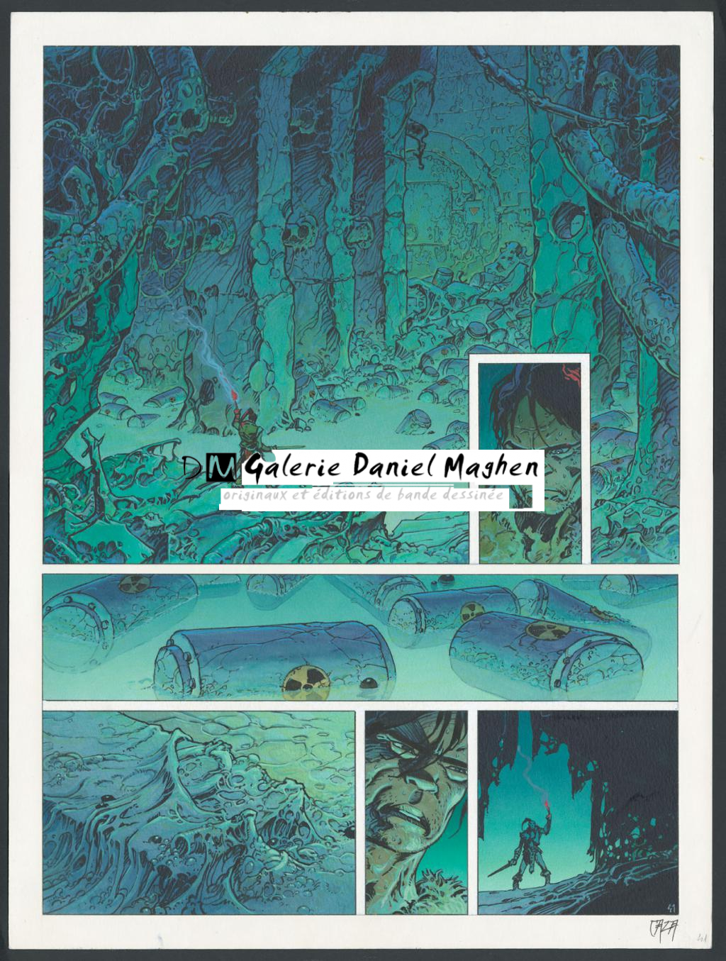 Planche originale n°41 - Philippe Caza - Acrylique - 4300