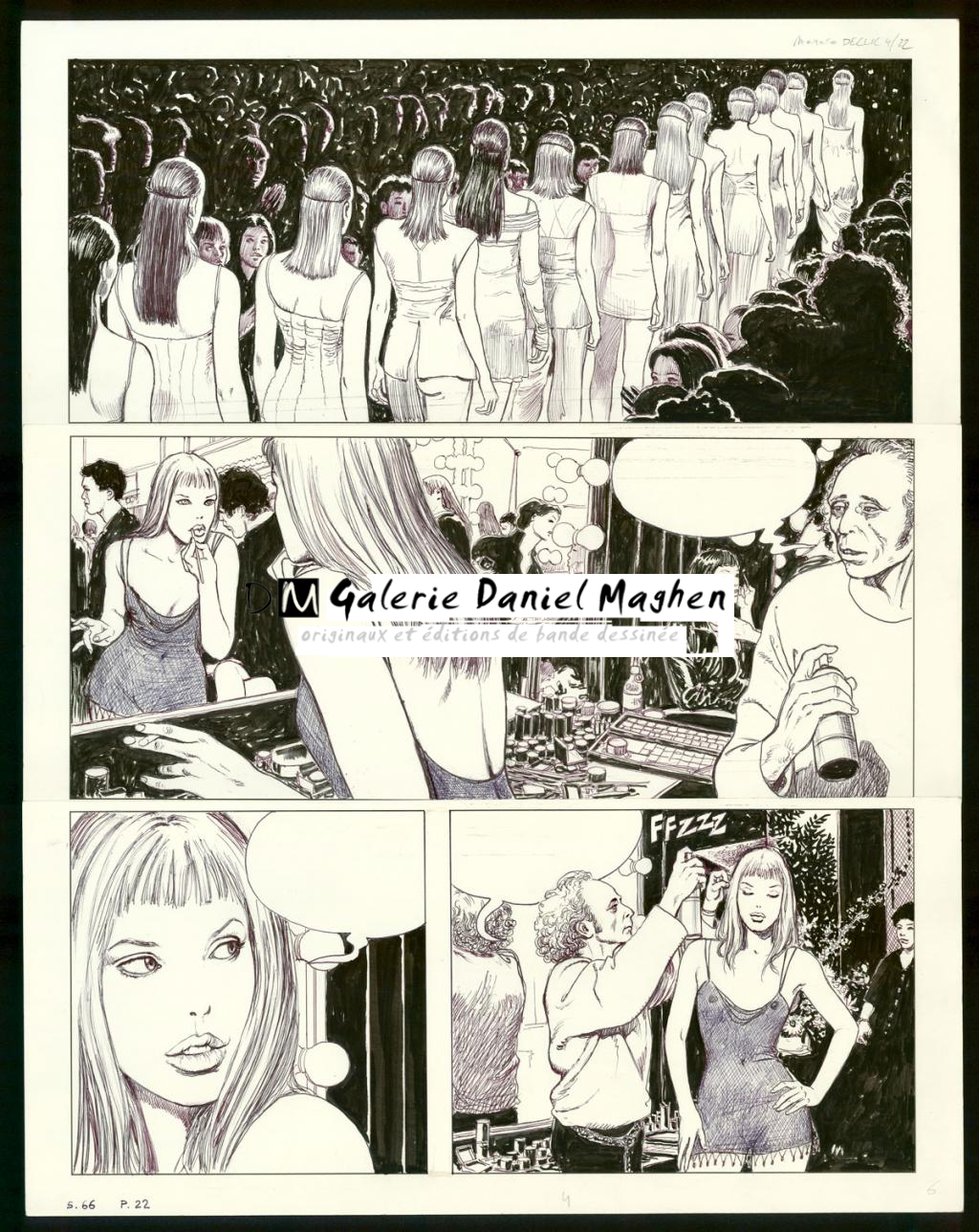 Planche originale n°22 - Milo Manara - Encre de Chine sur papier - 4303