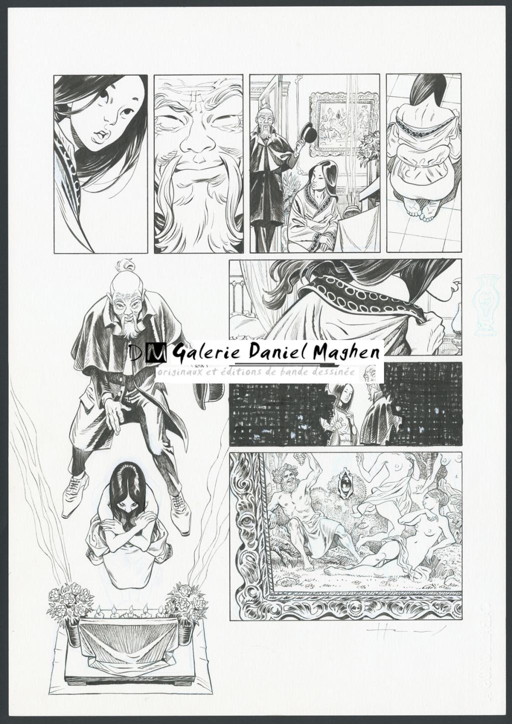 Planche originale n°13 - Homs - Encre de Chine sur papier - 6116