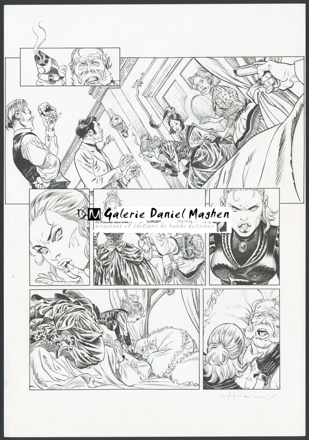 Planche originale n°47 - Homs - Encre de Chine sur papier - 6117